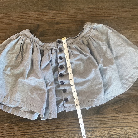 Kimchi & Blue Skirt 1 Blue Buttons Y2K EUC - Picture 2 of 7